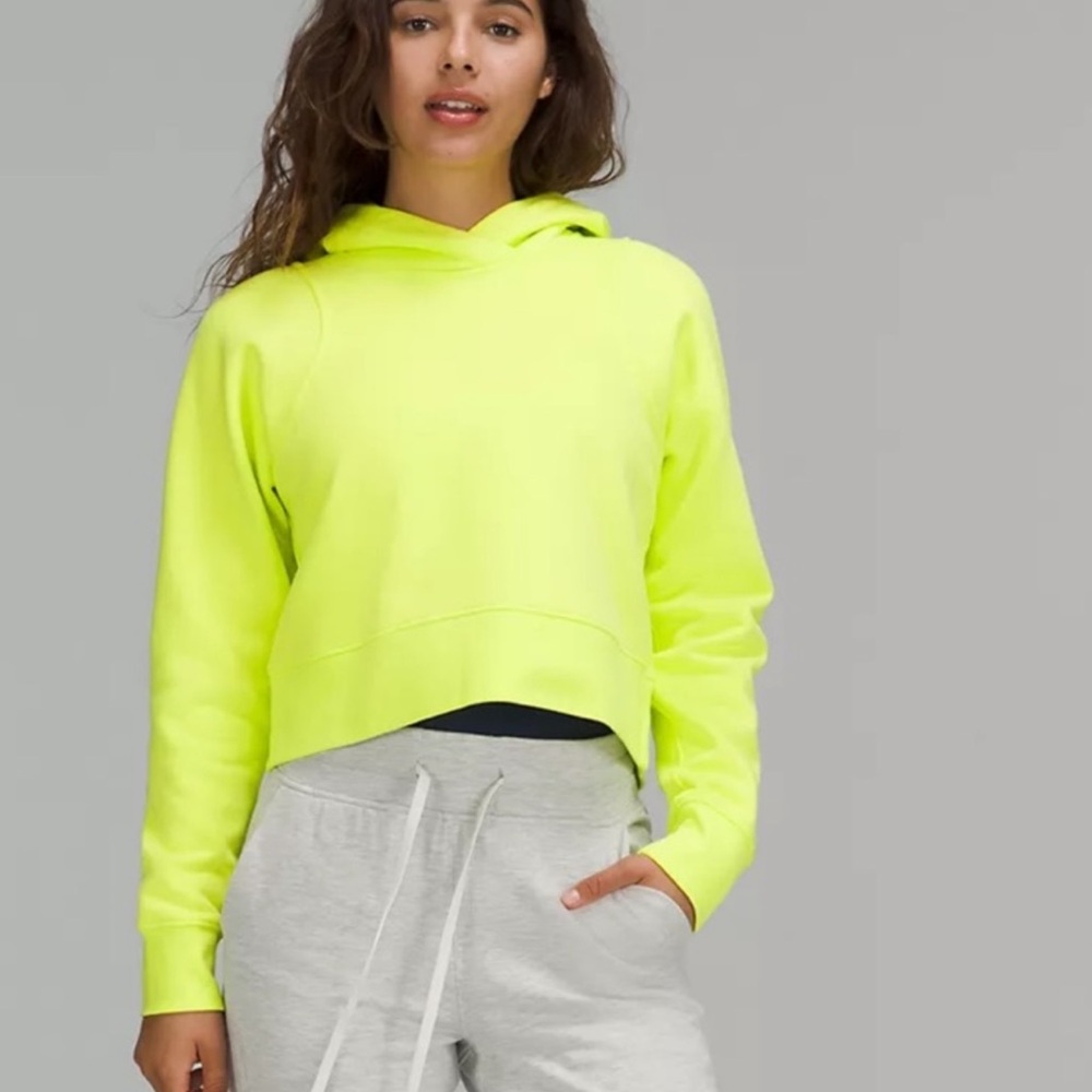Lululemon Athletica Bright Yellow Hoodie